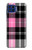 S3091 Pink Plaid Pattern Hülle Schutzhülle Taschen für Motorola One 5G