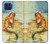S3184 Little Mermaid Painting Hülle Schutzhülle Taschen für Motorola One 5G