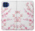 S3707 Pink Cherry Blossom Spring Flower Hülle Schutzhülle Taschen für Motorola One 5G