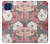 S3716 Rose Floral Pattern Hülle Schutzhülle Taschen für Motorola One 5G