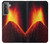 S0745 Volcano Lava Hülle Schutzhülle Taschen für Samsung Galaxy S21 5G