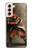 S0796 Japan Red Samurai Hülle Schutzhülle Taschen für Samsung Galaxy S21 5G