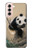 S2210 Panda Fluffy Art Painting Hülle Schutzhülle Taschen für Samsung Galaxy S21 5G