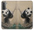 S2210 Panda Fluffy Art Painting Hülle Schutzhülle Taschen für Samsung Galaxy S21 5G