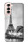 S2350 Old Paris Eiffel Tower Hülle Schutzhülle Taschen für Samsung Galaxy S21 5G