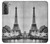 S2350 Old Paris Eiffel Tower Hülle Schutzhülle Taschen für Samsung Galaxy S21 5G