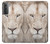 S2399 White Lion Face Hülle Schutzhülle Taschen für Samsung Galaxy S21 5G