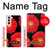 S2478 Red Daisy flower Hülle Schutzhülle Taschen für Samsung Galaxy S21 5G