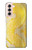 S2713 Yellow Snake Skin Graphic Printed Hülle Schutzhülle Taschen für Samsung Galaxy S21 5G