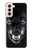 S2823 Black Wolf Blue Eyes Face Hülle Schutzhülle Taschen für Samsung Galaxy S21 5G