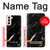 S2895 Black Marble Graphic Printed Hülle Schutzhülle Taschen für Samsung Galaxy S21 5G