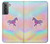 S3203 Rainbow Unicorn Hülle Schutzhülle Taschen für Samsung Galaxy S21 5G