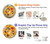 S3275 Cute Halloween Cartoon Pattern Hülle Schutzhülle Taschen für Samsung Galaxy S21 5G