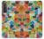 S3391 Abstract Art Mosaic Tiles Graphic Hülle Schutzhülle Taschen für Samsung Galaxy S21 5G