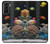 S0226 Aquarium Hülle Schutzhülle Taschen für Samsung Galaxy S21 Plus 5G, Galaxy S21+ 5G