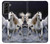 S0246 White Horse Hülle Schutzhülle Taschen für Samsung Galaxy S21 Plus 5G, Galaxy S21+ 5G
