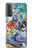 S0588 Wall Graffiti Hülle Schutzhülle Taschen für Samsung Galaxy S21 Plus 5G, Galaxy S21+ 5G