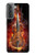 S0864 Fire Violin Hülle Schutzhülle Taschen für Samsung Galaxy S21 Plus 5G, Galaxy S21+ 5G