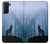 S0935 Wolf Howling in Forest Hülle Schutzhülle Taschen für Samsung Galaxy S21 Plus 5G, Galaxy S21+ 5G