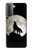 S1981 Wolf Howling at The Moon Hülle Schutzhülle Taschen für Samsung Galaxy S21 Plus 5G, Galaxy S21+ 5G