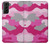 S2525 Pink Camo Camouflage Hülle Schutzhülle Taschen für Samsung Galaxy S21 Plus 5G, Galaxy S21+ 5G
