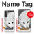 S2569 White Arctic Fox Hülle Schutzhülle Taschen für Samsung Galaxy S21 Plus 5G, Galaxy S21+ 5G