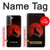 S2955 Wolf Howling Red Moon Hülle Schutzhülle Taschen für Samsung Galaxy S21 Plus 5G, Galaxy S21+ 5G