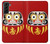 S3045 Japan Good Luck Daruma Doll Hülle Schutzhülle Taschen für Samsung Galaxy S21 Plus 5G, Galaxy S21+ 5G