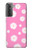 S3500 Pink Floral Pattern Hülle Schutzhülle Taschen für Samsung Galaxy S21 Plus 5G, Galaxy S21+ 5G