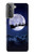 S3508 Xmas Santa Moon Hülle Schutzhülle Taschen für Samsung Galaxy S21 Plus 5G, Galaxy S21+ 5G