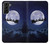 S3508 Xmas Santa Moon Hülle Schutzhülle Taschen für Samsung Galaxy S21 Plus 5G, Galaxy S21+ 5G