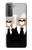 S3557 Bear in Black Suit Hülle Schutzhülle Taschen für Samsung Galaxy S21 Plus 5G, Galaxy S21+ 5G