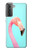 S3708 Pink Flamingo Hülle Schutzhülle Taschen für Samsung Galaxy S21 Plus 5G, Galaxy S21+ 5G