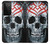 S0223 Vampire Skull Tattoo Hülle Schutzhülle Taschen für Samsung Galaxy S21 Ultra 5G