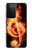 S0493 Music Note Burn Hülle Schutzhülle Taschen für Samsung Galaxy S21 Ultra 5G