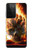 S0863 Hell Fire Skull Hülle Schutzhülle Taschen für Samsung Galaxy S21 Ultra 5G