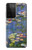 S0997 Claude Monet Water Lilies Hülle Schutzhülle Taschen für Samsung Galaxy S21 Ultra 5G
