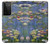 S0997 Claude Monet Water Lilies Hülle Schutzhülle Taschen für Samsung Galaxy S21 Ultra 5G