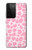 S2213 Pink Leopard Pattern Hülle Schutzhülle Taschen für Samsung Galaxy S21 Ultra 5G