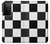 S2492 Black and White Check Hülle Schutzhülle Taschen für Samsung Galaxy S21 Ultra 5G