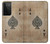 S2928 Vintage Spades Ace Card Hülle Schutzhülle Taschen für Samsung Galaxy S21 Ultra 5G