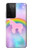 S3070 Rainbow Unicorn Pastel Sky Hülle Schutzhülle Taschen für Samsung Galaxy S21 Ultra 5G