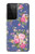 S3265 Vintage Flower Pattern Hülle Schutzhülle Taschen für Samsung Galaxy S21 Ultra 5G
