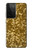 S3388 Gold Glitter Graphic Print Hülle Schutzhülle Taschen für Samsung Galaxy S21 Ultra 5G