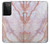 S3482 Soft Pink Marble Graphic Print Hülle Schutzhülle Taschen für Samsung Galaxy S21 Ultra 5G