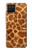 S0422 Giraffe Skin Hülle Schutzhülle Taschen für Samsung Galaxy A12