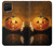 S1083 Pumpkin Spider Candles Halloween Hülle Schutzhülle Taschen für Samsung Galaxy A12