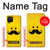 S1145 Yellow Mustache Sun Hülle Schutzhülle Taschen für Samsung Galaxy A12