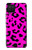 S1850 Pink Leopard Pattern Hülle Schutzhülle Taschen für Samsung Galaxy A12