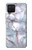 S2316 Dark Blue Marble Texture Graphic Print Hülle Schutzhülle Taschen für Samsung Galaxy A12